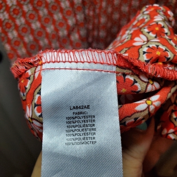 Molly Braken Red Maxi Dres Sz M - Picture 11 of 13